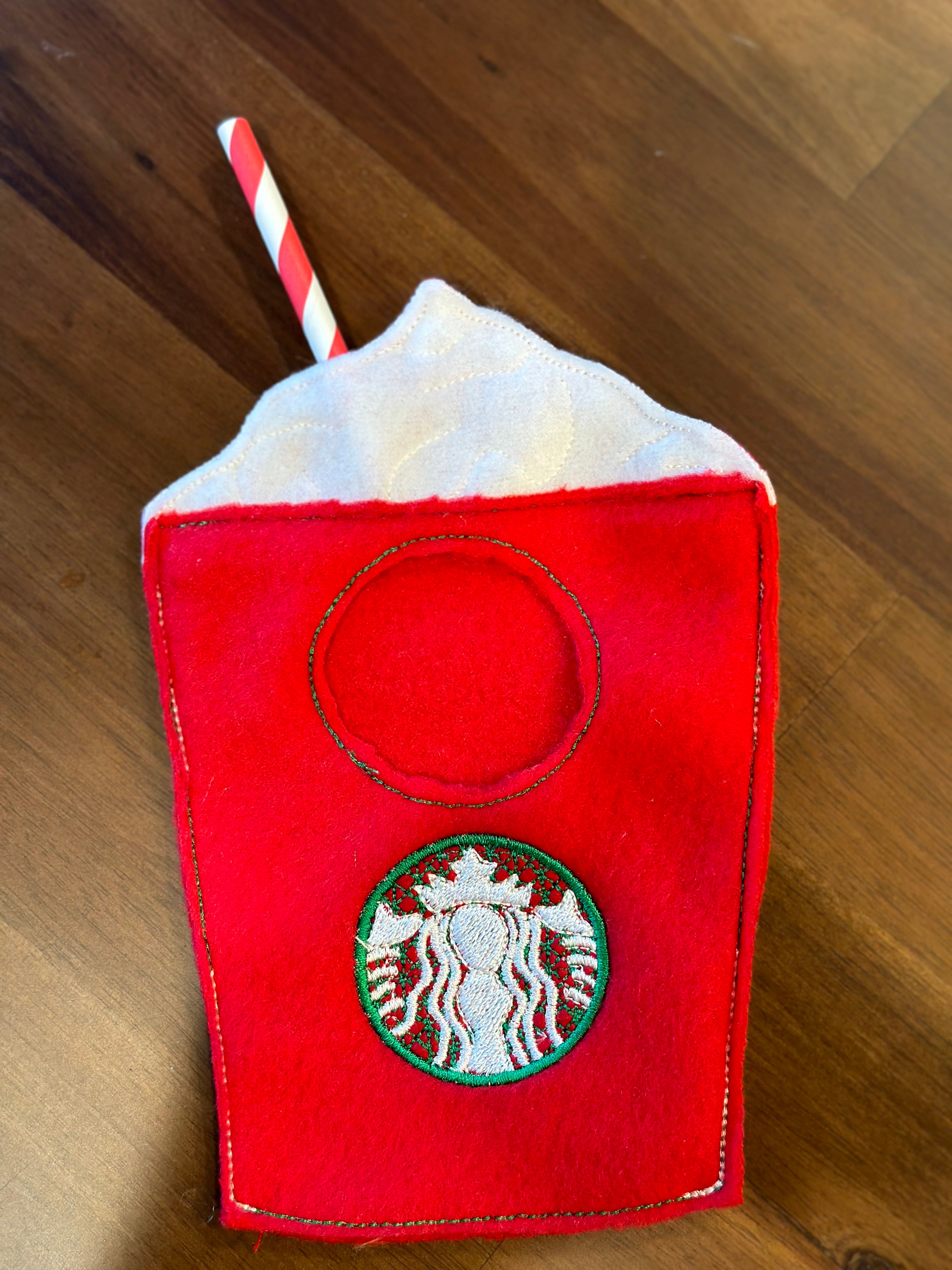 Christmas Iced Coffee Elf Costume