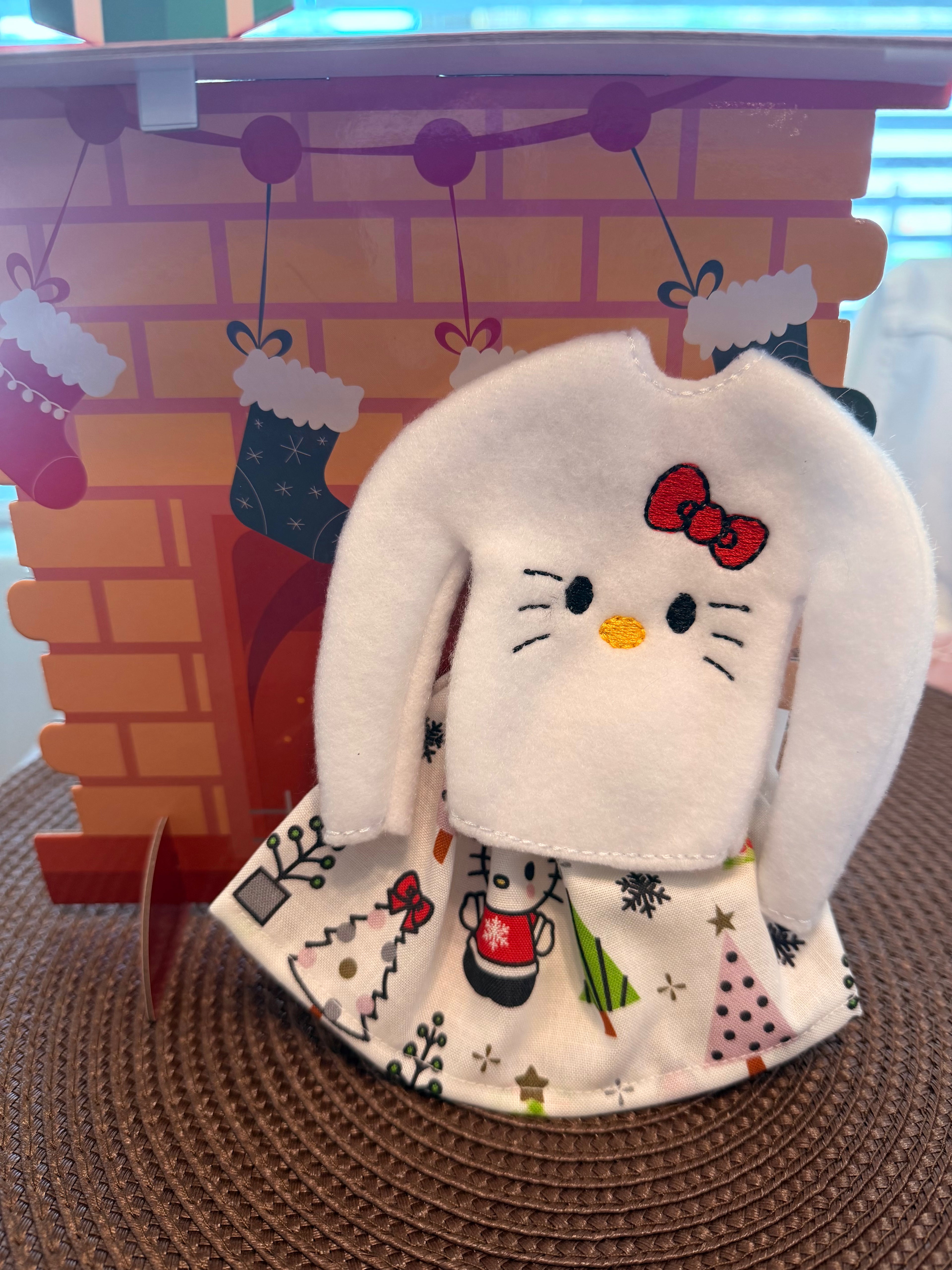 Kitty Elf Sweater and Skirt set