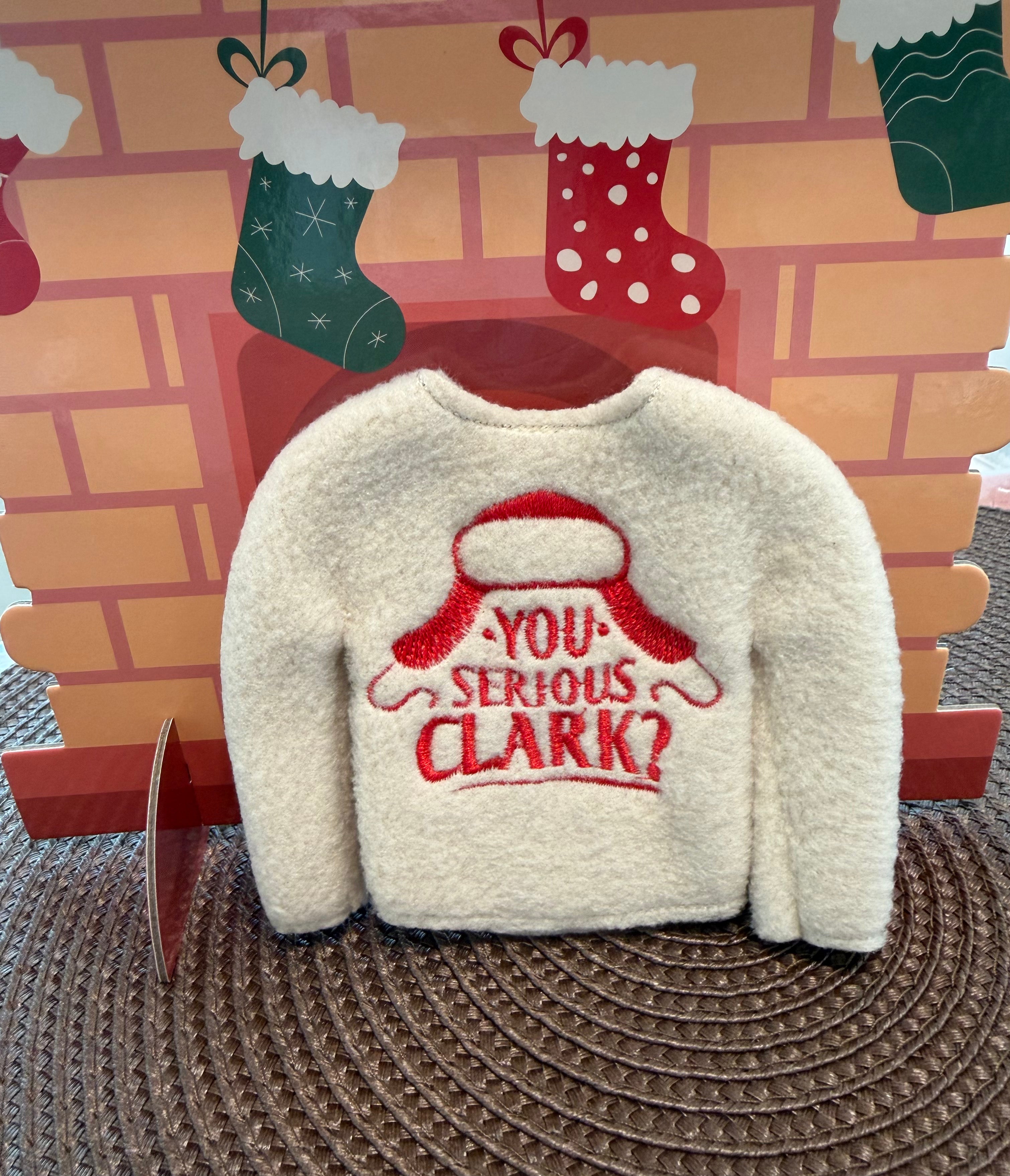 Are You Serious Clark Elf Sweater