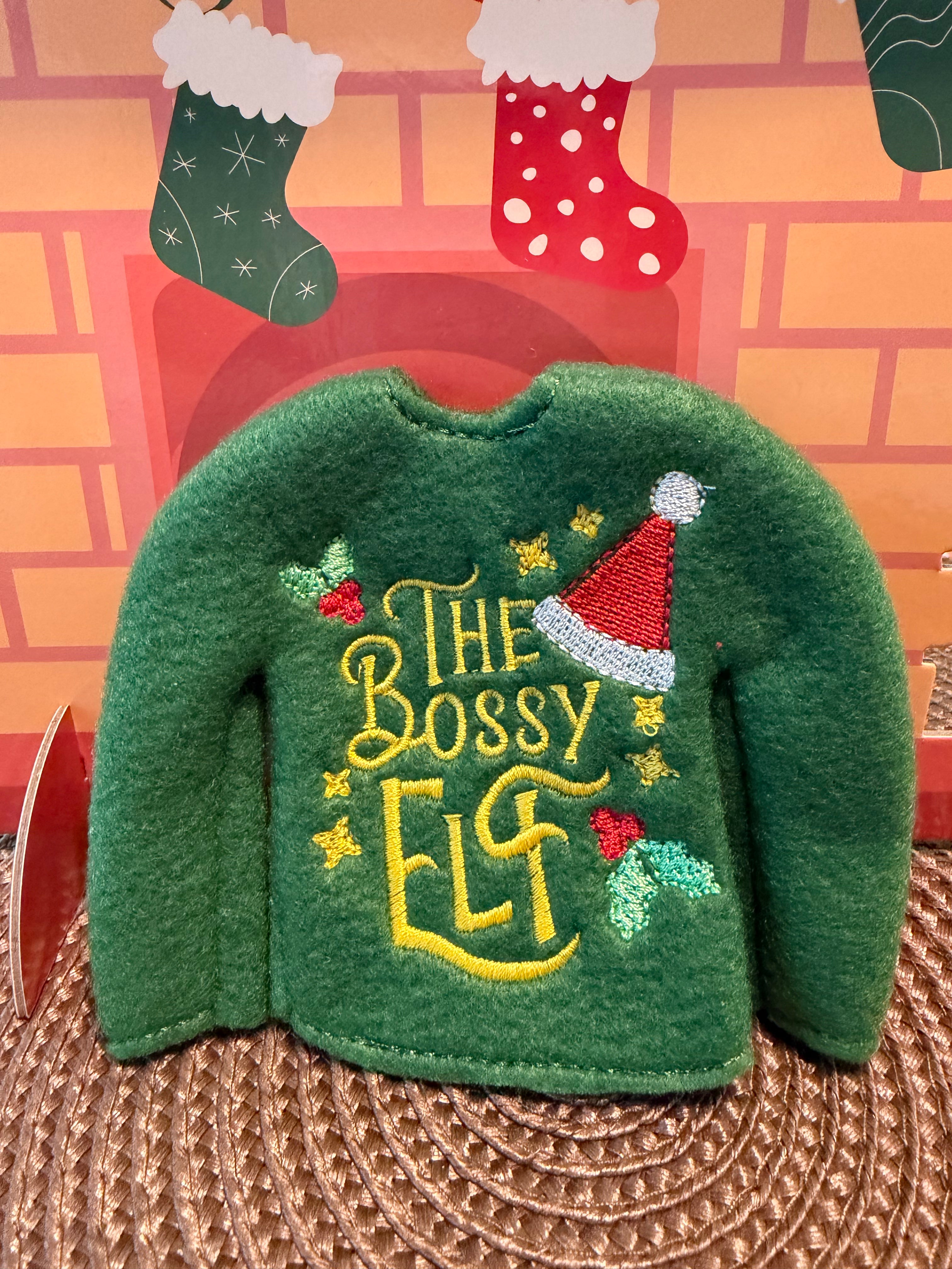 The Bossy Elf Sweater