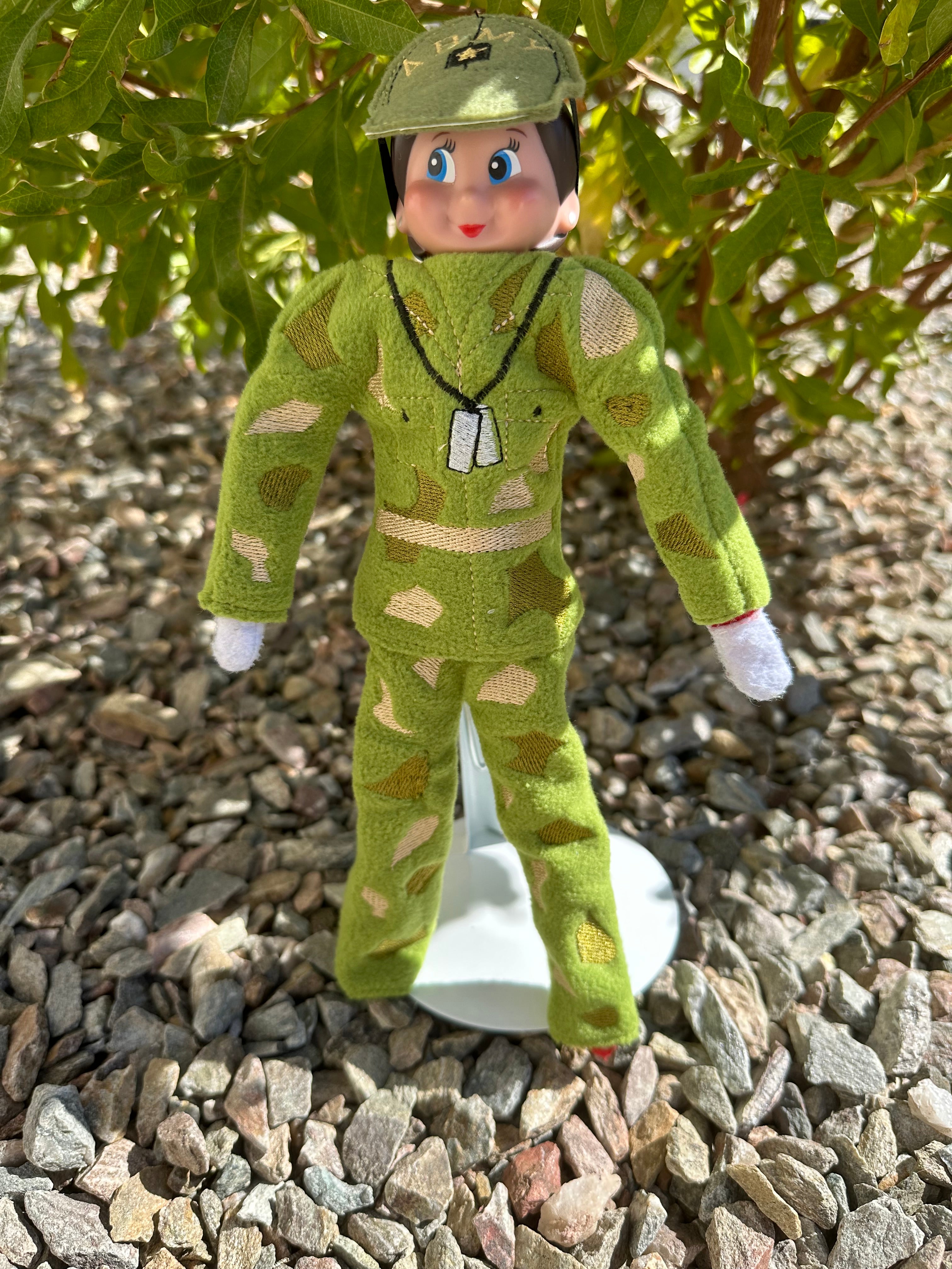 Army Elf Sweater Costume