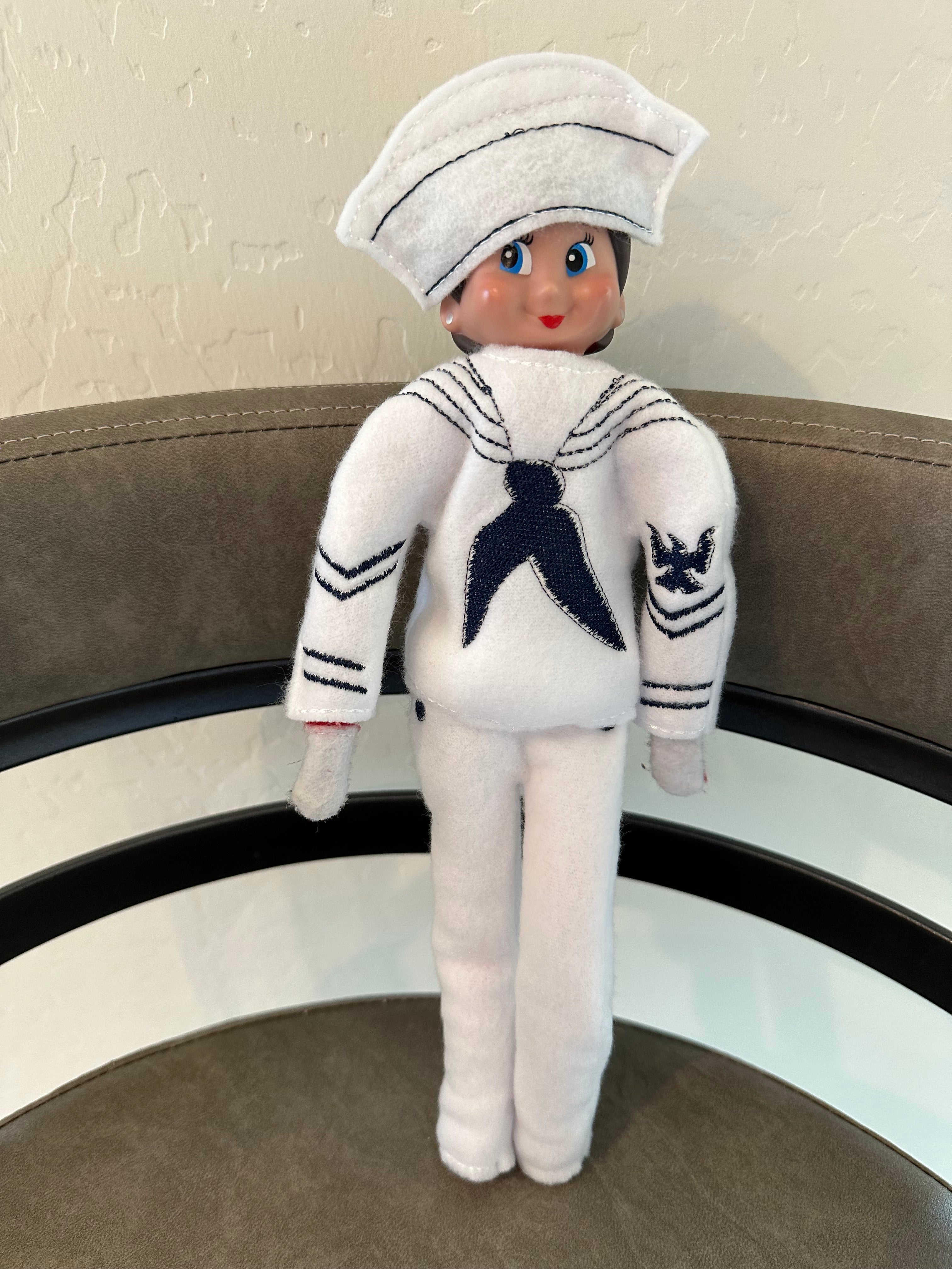 Navy Elf Sweater Set