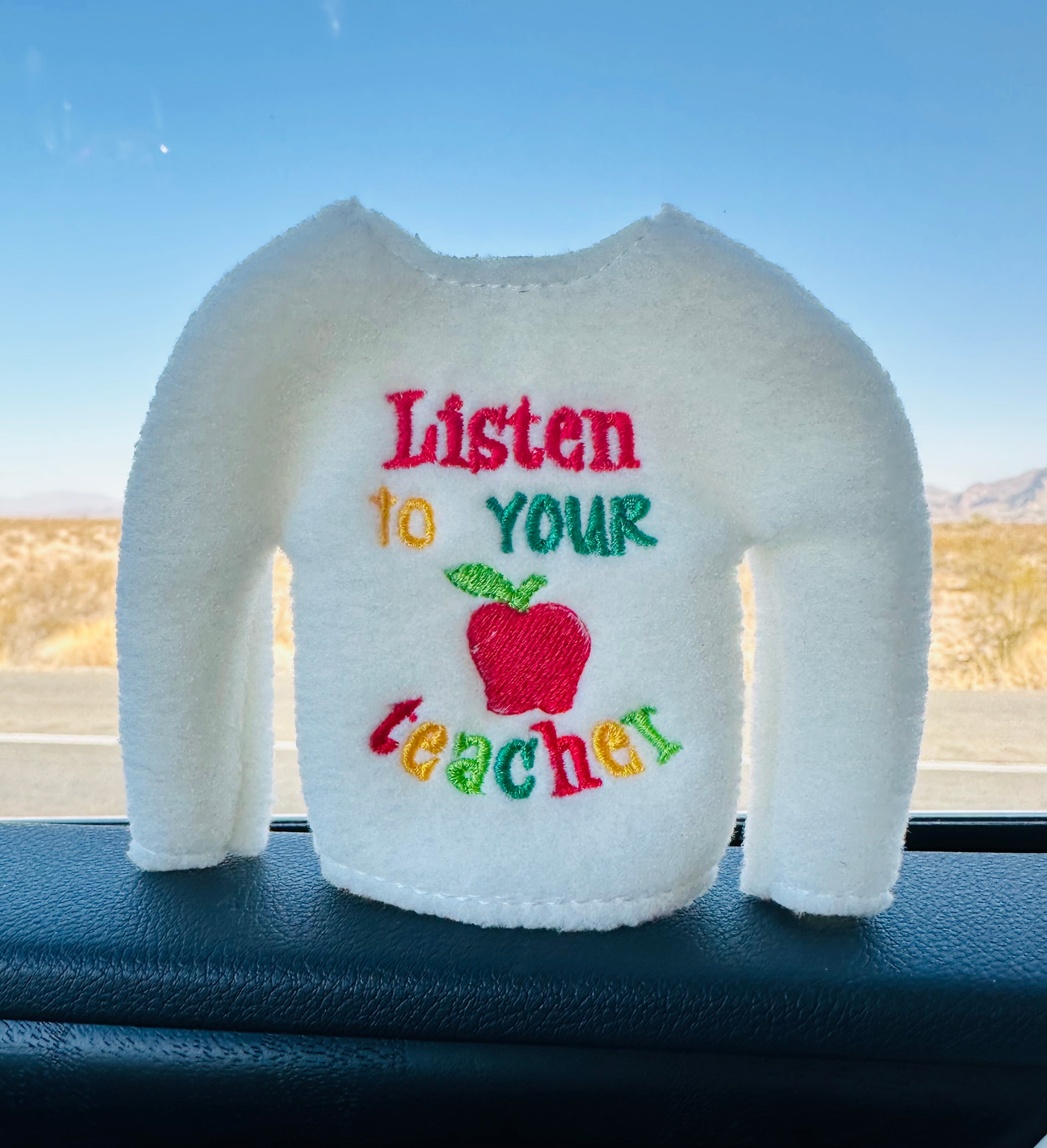 Listen to Your Teacher Elf Sweater