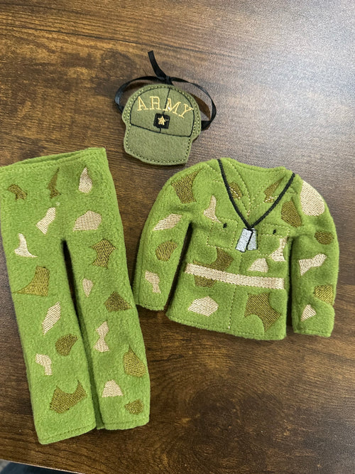 Army Elf Sweater Costume