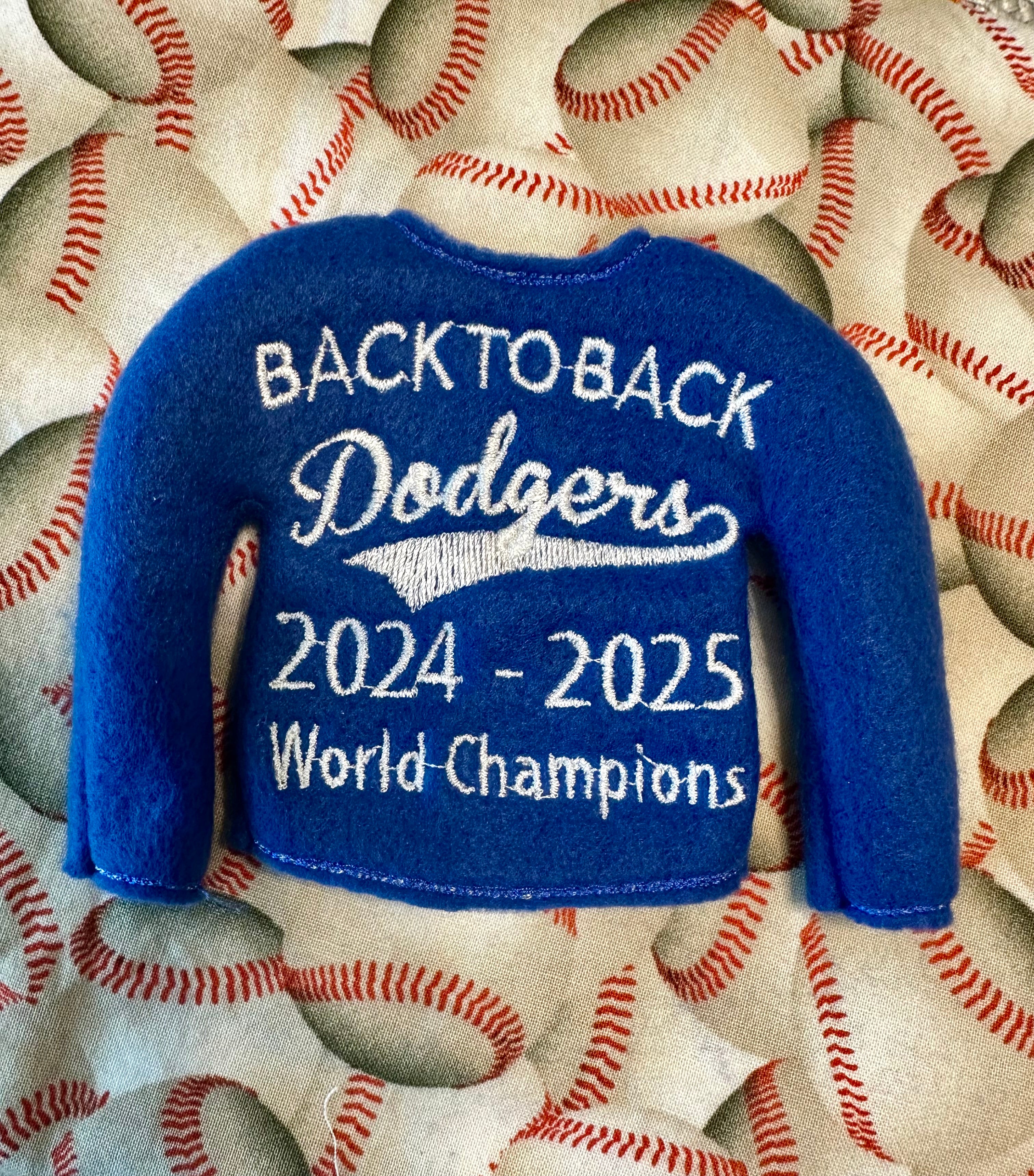 Back to Back Dodgers Elf Sweater