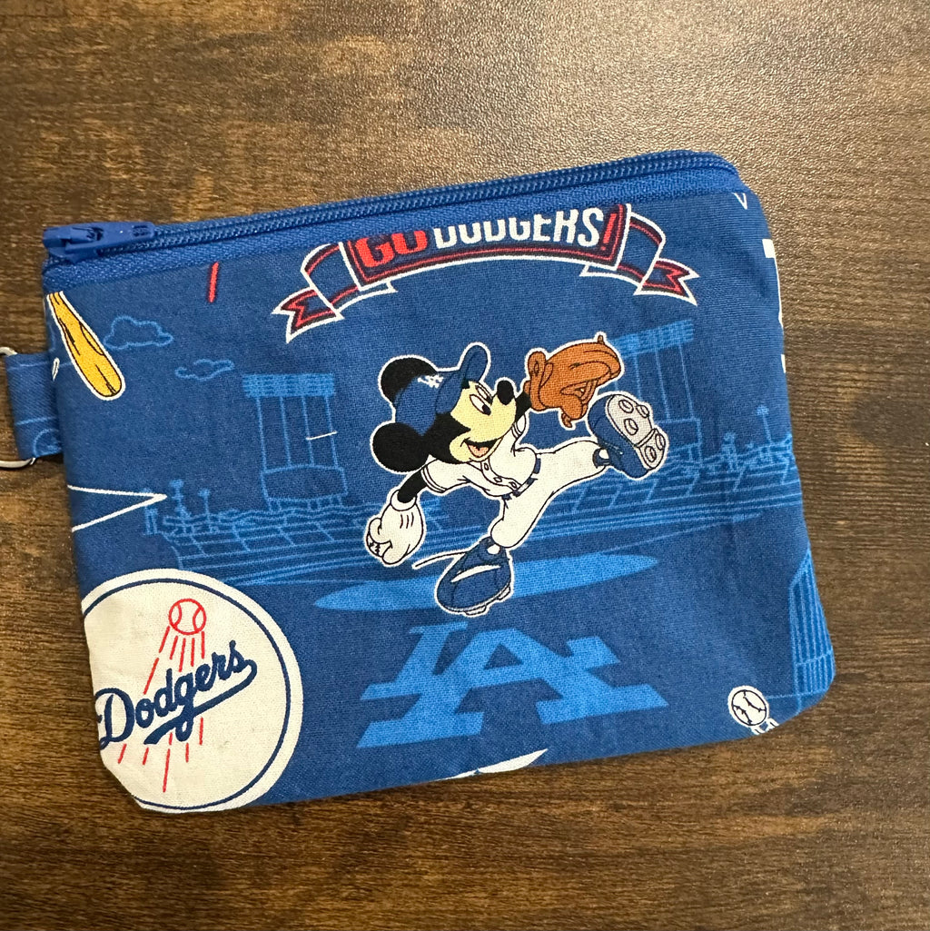 Dodgers Small Zippered Pouch