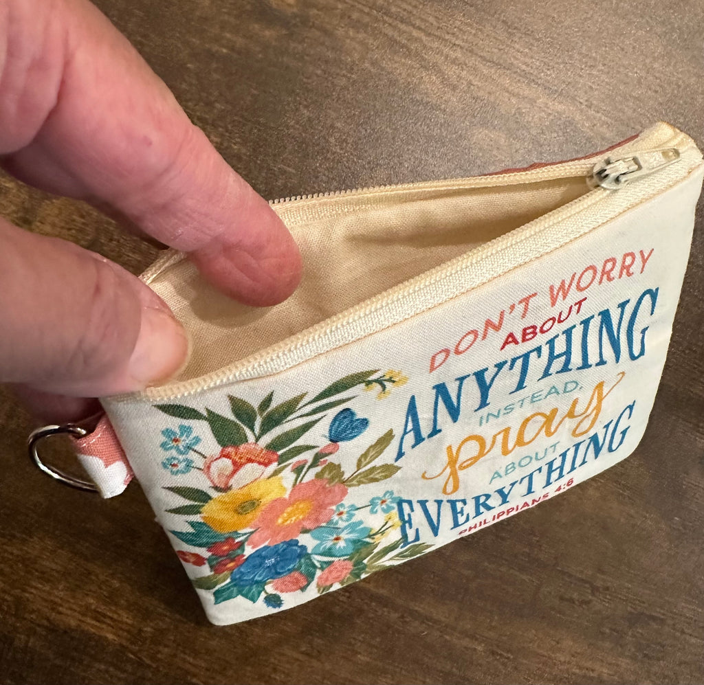 Philippians 4:6 small pouch