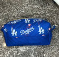 Quilted Fabric Cosmetic Bag
