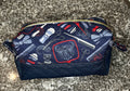Quilted fabric Cosmetic Bag