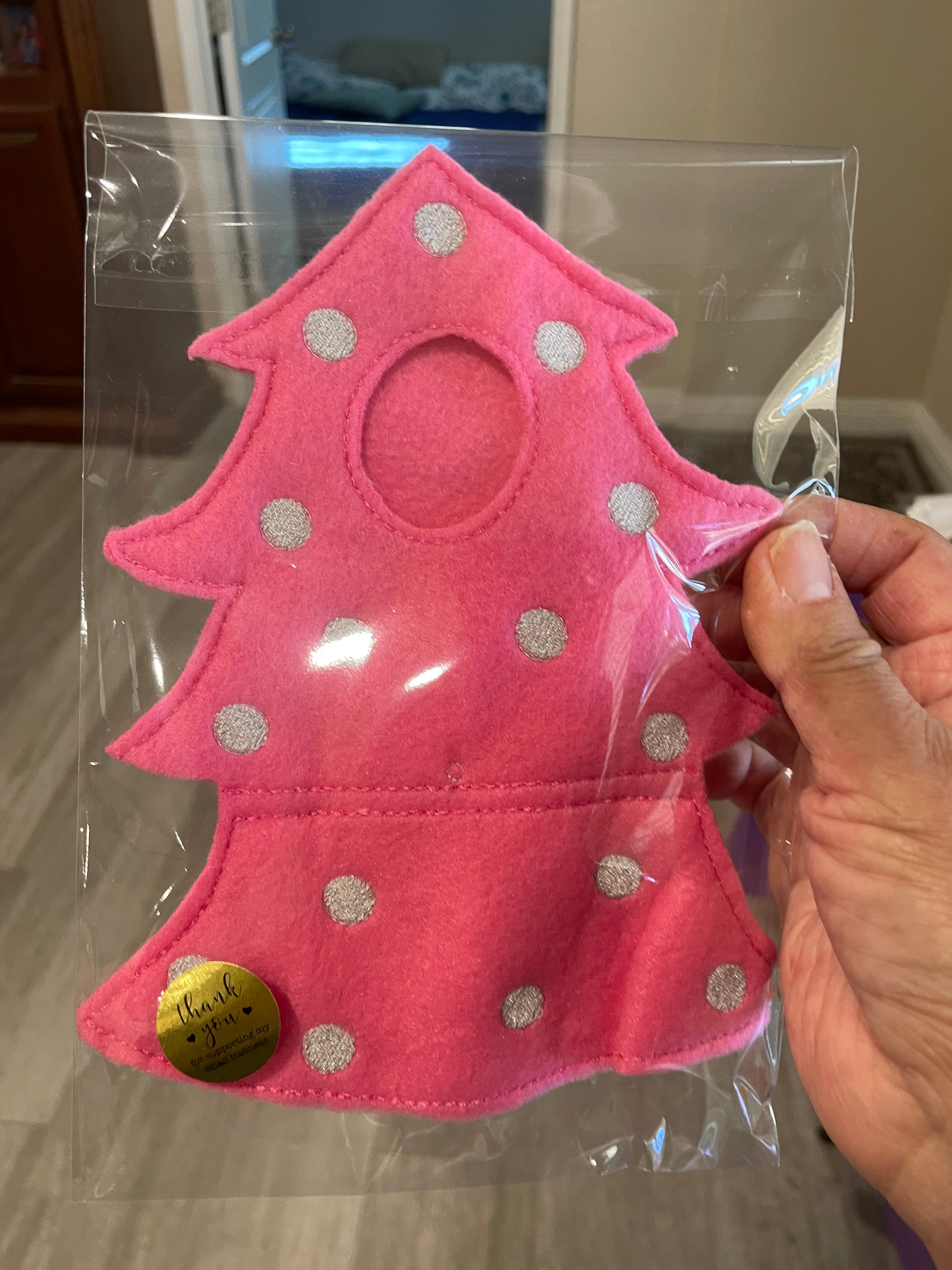 Pink Christmas Tree Elf Sweater Costume